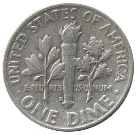 США 1 дайм (10 центов) 1953 год - Франклин Рузвельт (D)