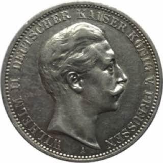 Германия 3 марки 1908 год - Пруссия