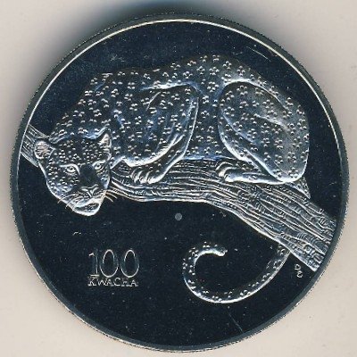Замбия 100 квача 1998 год