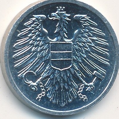 Австрия 2 гроша 1977 год