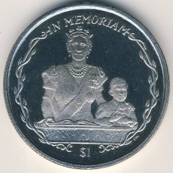 Виргинские острова 1 доллар 2002 год