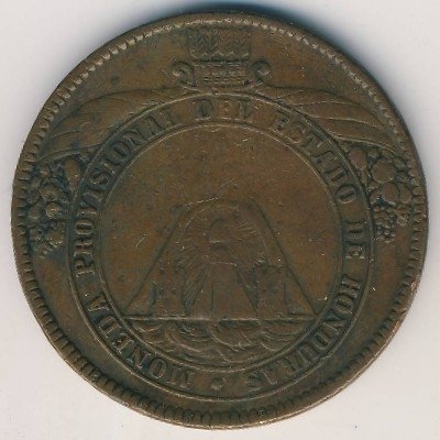 Гондурас 8 песо 1862 год