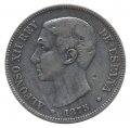Испания 5 песет 1875 год