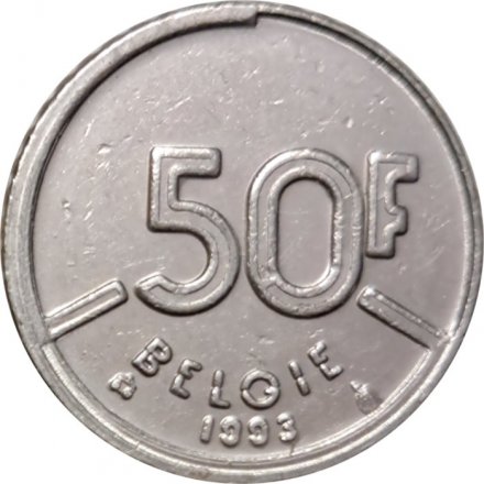 Бельгия 50 франков 1993 год - Король Бодуэн I (BELGIE)