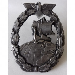 Знак экипажа вспомогательного крейсера. Германия (копия)