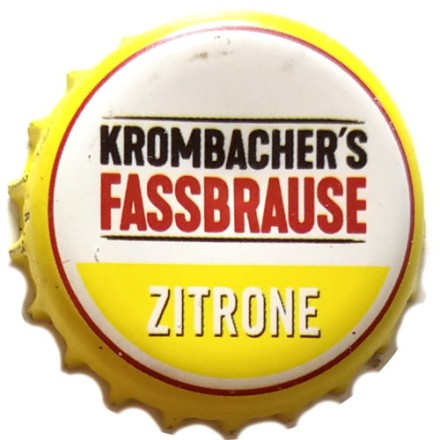 Пивная пробка Германия - Krombacher&#039;s Fassbrause Zitrone