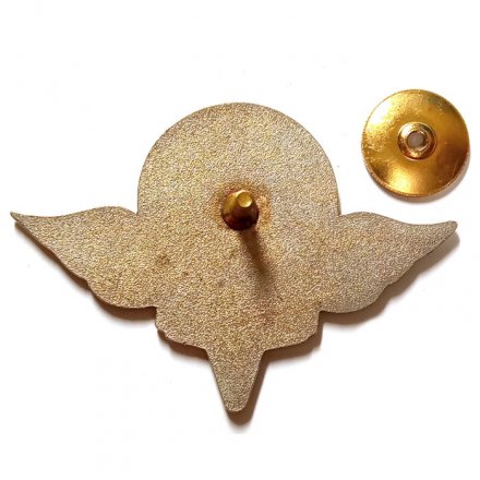 Знак UN Rusbat 2. Sarajevo. Русбат 2. ВДВ. Сараево (серебристый, тип 2)