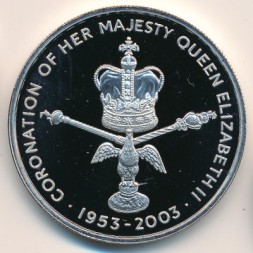 Монета Остров Вознесения 50 пенсов 2003 год