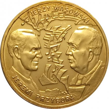 Польша 2 злотых 2011 год - История польской музыки - Джереми Пжибора, Ежи Васовски