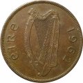 Ирландия 1 пенни 1962 год - VF