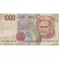 Италия 1000 лир 1990 год - Мария Монтессори. Учитель и ученик - F