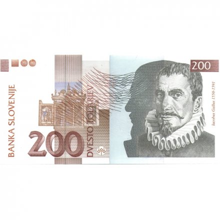 Словения 200 толаров 2004 год - UNC