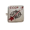 Значок Звезда. Спутник. Планета. СССР