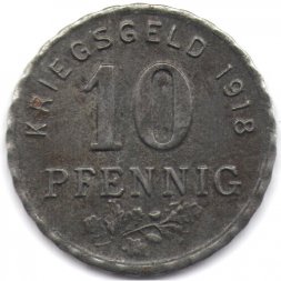 Германия (Бохум) 10 пфеннигов 1918 год (нотгельд)