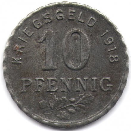 Германия (Бохум) 10 пфеннигов 1918 год (нотгельд)