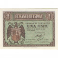 Испания 1 песета 1938 год - UNC
