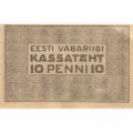 Эстония 10 пенни 1919 год - XF+