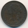 Великобритания 1 фартинг 1860 год