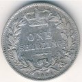 Великобритания 1 шиллинг 1881 год