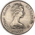 Каймановы острова 25 центов 1977 год