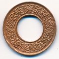 Британская Индия 1 пайса 1945 год (Лахор)
