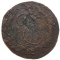 5 копеек 1764 год ЕМ Екатерина II (1762 - 1796) - F