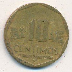 Перу 10 сентимо 2006 год