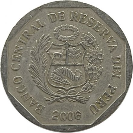 Перу 50 сентимо 2006 год