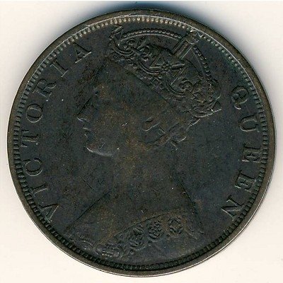 Гонконг 1 цент 1881 год