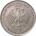 ФРГ 2 марки 1979 год (G) - Курт Шумахер, 30 лет Федеративной Республике (1949-1979)