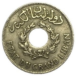 Ливан 1 пиастр 1933 год