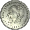 ФРГ 2 марки 1982 год - Конрад Аденауэр (G)