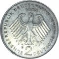 ФРГ 2 марки 1982 год - Конрад Аденауэр (G)