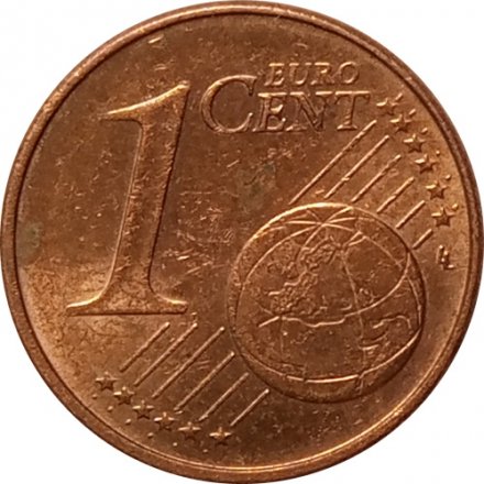 Германия 1 евроцент 2010 год (A)