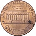 США 1 цент 1996 год - Авраам Линкольн (D)