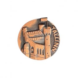 Значок Эстония. Таллин (Tallinn). Замок Тоомпеа. Вышгородский замок