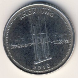 Индонезия 1000 рупий 2010 год - Ангклунк