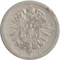 Германия 5 пфеннигов 1876 год (B)