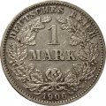 Германия 1 марка 1906 год (D)
