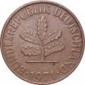 ФРГ 2 пфеннига 1971 год (F)