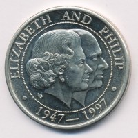 Монета Теркс и Кайкос 5 крон 1997 год