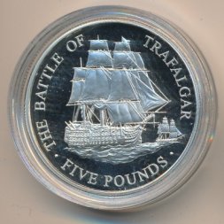 Гернси 5 фунтов 2005 год