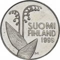Финляндия 10 пенни 1999 год - Ландыш. Пчелиные соты