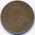 Британская Индия 1/4 анны 1936 год - Король Георг V (без отметки МД)