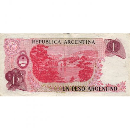 Аргентина 1 песо 1983 год - Хосе де Сан-Мартин. Национальный парк Ляо-Ляо VF