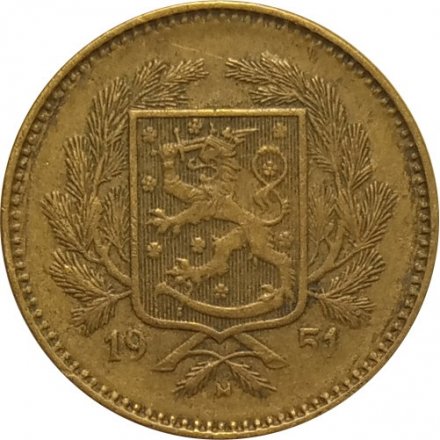 Финляндия 5 марок 1951 год