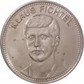 Жетон Германия (ФРГ) Shell. Klaus Fichtel. Клаус Фихтель. Mexico 70