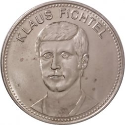Жетон Германия (ФРГ) Shell. Klaus Fichtel. Клаус Фихтель. Mexico 70