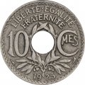 Франция 10 сантимов 1925 год