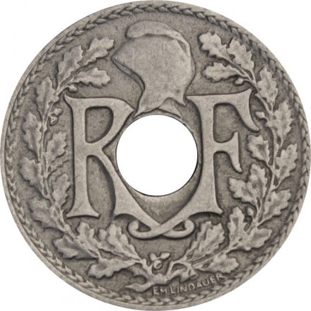 Франция 10 сантимов 1925 год
